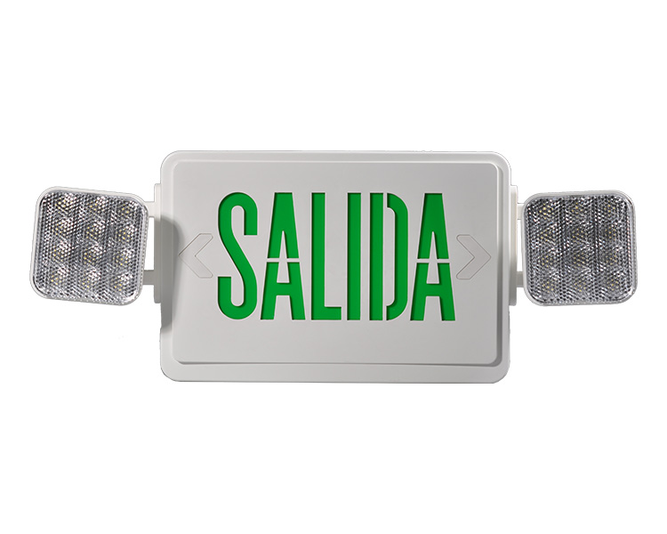 JLEC2GW-SA zöld LED kombinált vészhelyzeti salida jel