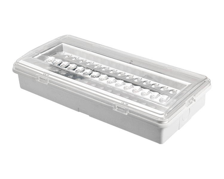 LE503L nem karbantartott LED-es vízálló vészhelyzeti lámpa