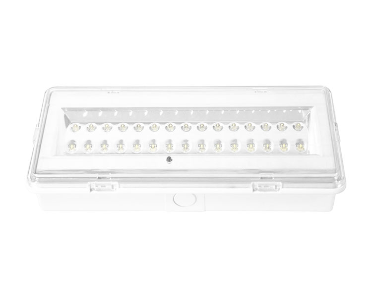 LE503L nem karbantartott LED-es vízálló vészhelyzeti lámpa