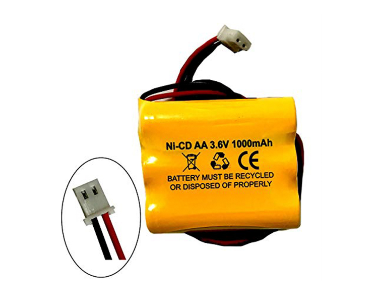 Ni-Cad akkumulátor 3,6 V 1000mAh